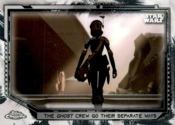 2021 Topps Chrome Star Wars Legacy #138 The Ghost Crew Go Their Separate Ways Front