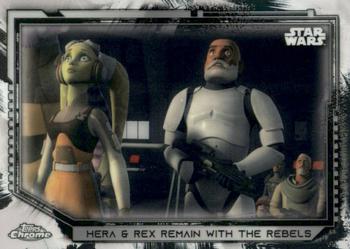2021 Topps Chrome Star Wars Legacy #139 Hera & Rex Remain With The Rebels Front