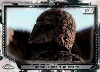 2021 Topps Chrome Star Wars Legacy #145 Grogu Uses The Force Front