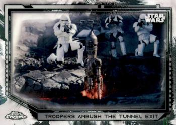 2021 Topps Chrome Star Wars Legacy #163 Troopers Ambush The Tunnel Exit Front