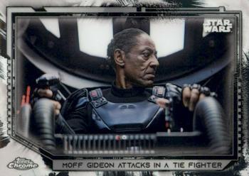 2021 Topps Chrome Star Wars Legacy #165 Moff Gideon Attacks In A Tie Fighter Front