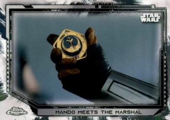 2021 Topps Chrome Star Wars Legacy #171 Mando Meets The Marshal Front