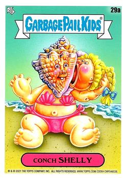 2021 Topps Garbage Pail Kids Go on Vacation #29a Conch Shelly Front
