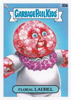 2021 Topps Garbage Pail Kids Go on Vacation #32a Floral Laurel Front