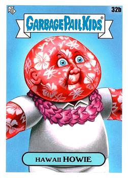 2021 Topps Garbage Pail Kids Go on Vacation #32b Hawaii Howie Front