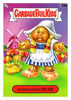 2021 Topps Garbage Pail Kids Go on Vacation #33a Hardwood Heidi Front