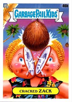 2021 Topps Garbage Pail Kids Go on Vacation #46b Cracked Zack Front