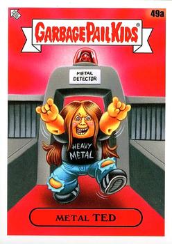2021 Topps Garbage Pail Kids Go on Vacation #49a Metal Ted Front