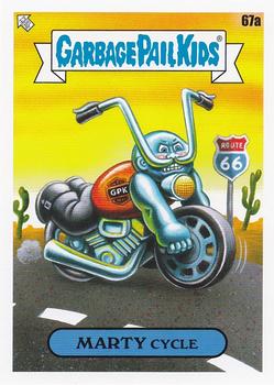 2021 Topps Garbage Pail Kids Go on Vacation #67a Marty Cycle Front