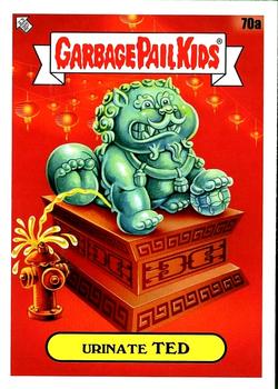 2021 Topps Garbage Pail Kids Go on Vacation #70a Urinate Ted Front