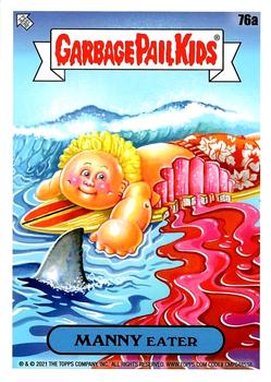 2021 Topps Garbage Pail Kids Go on Vacation #76a Manny Eater Front