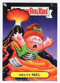 2021 Topps Garbage Pail Kids Go on Vacation #78b Melty Mel Front