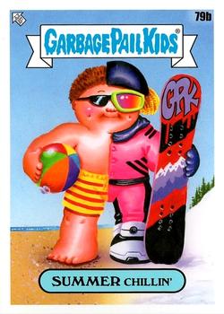 2021 Topps Garbage Pail Kids Go on Vacation #79b Summer Chillin' Front