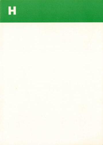 1975-80 Leisure Books Wildlife Treasury - Alphabetical Dividers #6100-08 H Front