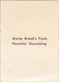 1954 Merita Bread The Lone Ranger Dell Comics #NNO Lone Ranger Dell Comic Cover issue #38 Back