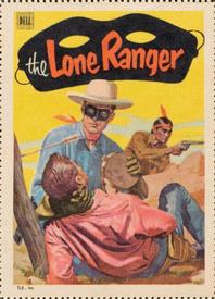 1954 Merita Bread The Lone Ranger Dell Comics #NNO Lone Ranger Dell Comic Cover issue #46 Front