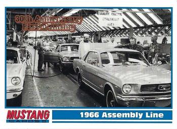 1994 Performance Years Mustang Cards II (30 Years) - 30th Anniversary First Printing #112 1966 Assembly Line Front