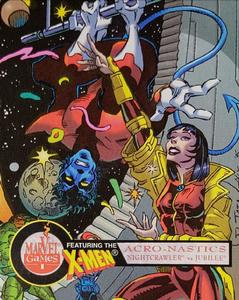 1996 Nerds X-Men Series 2 #7 Nightcrawler vs. Jubilee Front