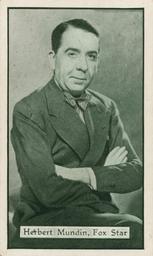 1933 Turf Personality Series Film Stars #4 Herbert Mundin Front
