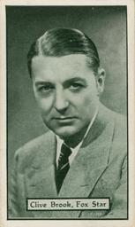 1933 Turf Personality Series Film Stars #7 Clive Brook Front