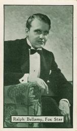 1933 Turf Personality Series Film Stars #9 Ralph Bellamy Front