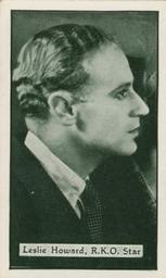 1933 Turf Personality Series Film Stars #10 Leslie Howard Front