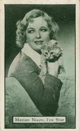 1933 Turf Personality Series Film Stars #19 Marian Nixon Front