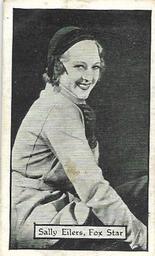 1933 Turf Personality Series Film Stars #29 Sally Eilers Front