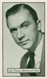 1933 Turf Personality Series Film Stars #37 Lee Tracy Front