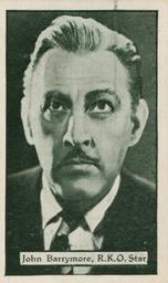 1933 Turf Personality Series Film Stars #45 John Barrymore Front