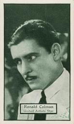1933 Turf Personality Series Film Stars #52 Ronald Colman Front