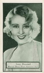 1933 Turf Personality Series Film Stars #55 Joan Blondell Front