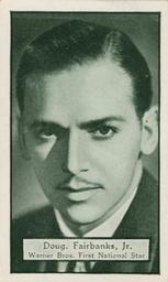 1933 Turf Personality Series Film Stars #58 Douglas Fairbanks Jr. Front
