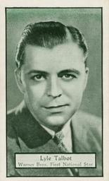 1933 Turf Personality Series Film Stars #60 Lyle Talbot Front