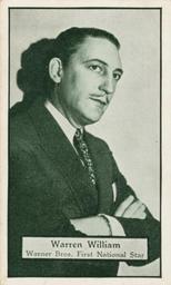 1933 Turf Personality Series Film Stars #66 Warren William Front