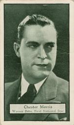 1933 Turf Personality Series Film Stars #72 Chester Morris Front