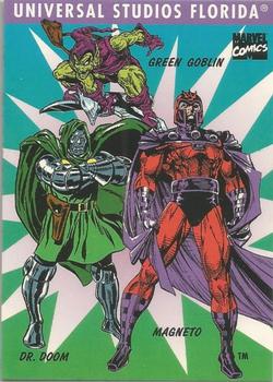 1994 Universal Studios Florida Marvel Superheroes #NNO Dr. Doom, Green Goblin & Magneto Front