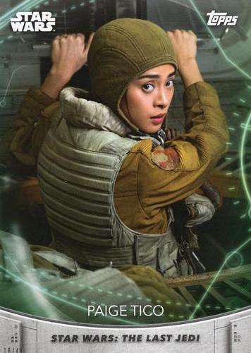 2020 Topps Women of Star Wars - 5x7 #58 Paige Tico Front