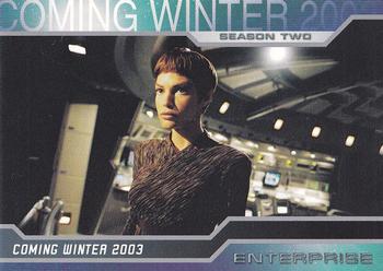 2003 Rittenhouse Star Trek Enterprise Season 2 - Promos #P3 T'Pol Front