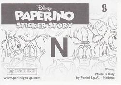 2019 Panini Disney Donald Duck Sticker Story 85 Years #8 Sticker 8 Back