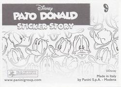 2019 Panini Disney Donald Duck Sticker Story 85 Years #9 Sticker 9 Back