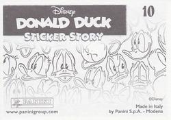 2019 Panini Disney Donald Duck Sticker Story 85 Years #10 Sticker 10 Back
