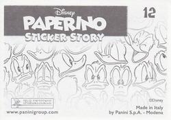 2019 Panini Disney Donald Duck Sticker Story 85 Years #12 Sticker 12 Back