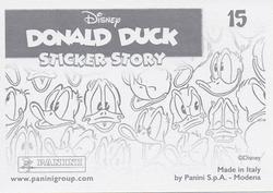 2019 Panini Disney Donald Duck Sticker Story 85 Years #15 Sticker 15 Back