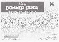 2019 Panini Disney Donald Duck Sticker Story 85 Years #16 Sticker 16 Back