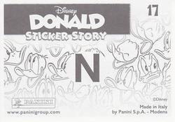 2019 Panini Disney Donald Duck Sticker Story 85 Years #17 Sticker 17 Back