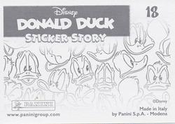2019 Panini Disney Donald Duck Sticker Story 85 Years #18 Sticker 18 Back