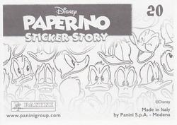 2019 Panini Disney Donald Duck Sticker Story 85 Years #20 Sticker 20 Back