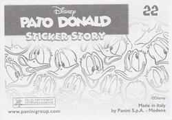 2019 Panini Disney Donald Duck Sticker Story 85 Years #22 Sticker 22 Back