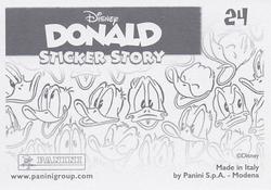 2019 Panini Disney Donald Duck Sticker Story 85 Years #24 Sticker 24 Back